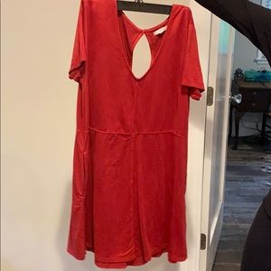 maroon dress